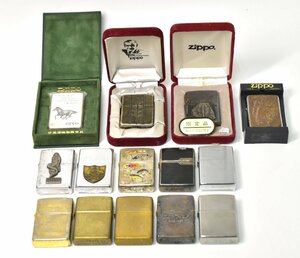 (1-16777)14点 ジッポ ZIPPO ライター 限定品10ミクロン仕上げ/北海道特別限定品等 着火未確認 喫煙具【緑和堂】