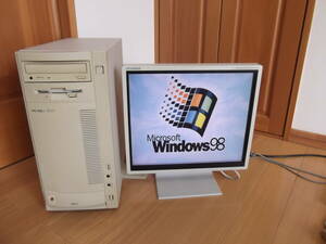 【動作確認済】NEC PC98　タワー型パソコン PC-9821Xt13/K12　（Windows98＆MS-DOS6.2マルチ起動）