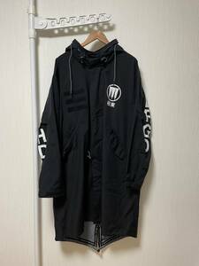 美品☆[NEIGHBORHOOD×ADIDAS] 定価11万 M-51 NBHD BRGD 極東 テックモッズコート O ブラック ネイバーフッド アディダス