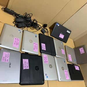 12台セット大量ダブレット EPSON/ASUS T101HA/ 東芝K50FS/HP x2 210 G2 PC/Atom x5-Z8350/ジャンク品　起動確認済み　いろいろPC 返品不可