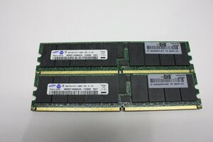 MA70【中古】Samsung DDR2 PC2-5300P ECC Registered 8GB 2枚セット