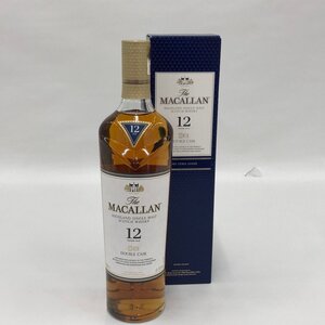 THE MACALLAN マッカラン スコッチ ウイスキー 12年 ダブルカスク 40% 700ml 箱付き 未開栓 国外酒【DAAO8030】