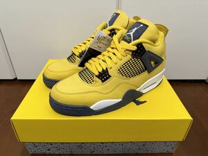 28.5 cm US 10.5 NIKE AIR JORDAN 4 TOUR YELLOW DARK BLUE GREY CT8527-700 ツアー イエロー エア ジョーダン