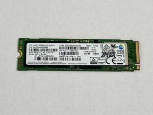  使用時間：2421時間☆SAMSUNG 中古 M.2 SSD NVMe MZVLB256HAHQ-000H1 256GB CDI正常確認済み 良品