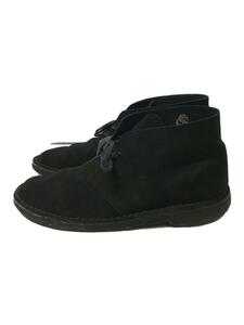 Clarks◆ブーツ/25cm/BLK/スウェード