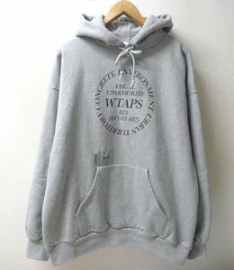 ◆WTAPS ダブルタップス 美品 23aw INGREDIENTS HOODY ロゴ　スウェット　パーカー 232ATDT-HPM02S サイズL