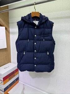 ブルネロクチネリ BRUNELLO CUCINELLI メンズ ダウンベスト フードベスト フード取り外し可能 防寒 秋冬 M-3XLサイズ選択可能 rm0364