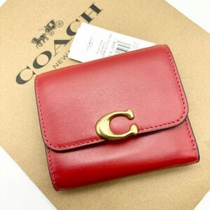 【COACH☆新作】新品！バンディット ウォレット！レッド！折り財布！