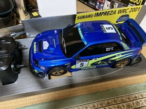 トイコー インプレッサ スバル ラジコン 電動 トイラジオ 1/10 2001 IMPREZA SUBARU 新品 動作未確認 専用バッテリー附属