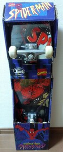 スパイダーマン　スケートボード　ビンテージ　レトロ　ヴィンテージ　インテリア　アメトイBURNT DOUBLE KICK SKATE BOARD 