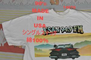 90’ｓ Tシャツ 14670 USA製 シングルステッチ 綿100％ 80