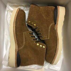 ビズビム visvim VIRGIL BOOTS-FOLK VEG SUEDE CAMEL M8.5