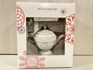 WEDGWOOD ウェッジウッド CHRISTMAS ICONIC TEAPOT GREY 40009010 クリスマスオーナメント