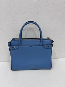 ⑯kate spade ハンドバッグ ブルー