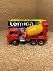 トミカ　ミニカー　tomica minicar 当時物　元箱　日本製　黒箱　日野　ミキサーカー　トミカ複数出品中　同梱可