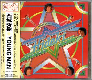 ●中古CD●西城秀樹/YOUNG MAN(Y.M.C.A.) HIDEKI FLYING UP!/99年盤