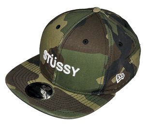 STUSSY × New Era（ステューシー×ニューエラ）9FIFTY スナップバックCAP ■迷彩/カモフラ柄 ■メンズ/レディース/ユニセックス フリー