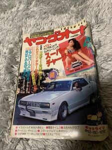 ヤングオート 1985年4月号 暴走族 旧車會 当時物 旧車 当時 旧車會 族車 街道レーサー 旧車 暴走 グラチャン 正月仕様 ライダーコミック