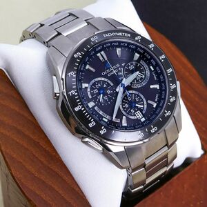 ◆美品 稼働 CASIO OCEANUS 腕時計 電波ソーラー チタン OCW