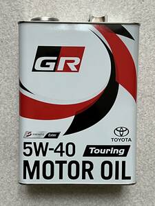 【4L】GR MOTOR OILTouring 5W40 4L×1缶 TOYOTA GAZOO Racing トヨタ純正 全合成油 ジーアール