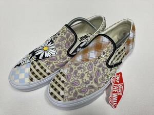 レア!! VANS SLIPON パッチワーク クレイジーパターン US10.5 (28.5cm) アメリカ企画限定!! スリッポン バンズ