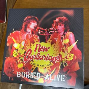 【New Barbarians】Buried Alive Live in Mayland 2007年発売の箱 Ron Woodのレーベルより　3LP