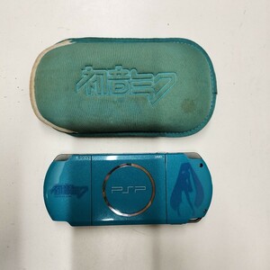 初音ミク psp3000 PSP ポータブル SONY ソニー PlayStation portable PlayStation MIKU コラボ 1円 1スタ スタート