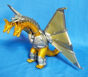 W231/バンダイ BANDAI 1998 ゴジラ ムービーモンスターシリーズ メカキングギドラ ソフビフィギュア