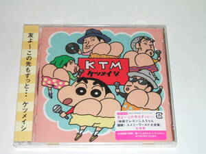 新品☆友よ ~ この先もずっと・・・CD＋DVD 初回封入特典：動く! しんちゃん×ケツメイシふりふりおシリしおり