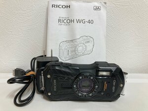 RICOH　リコー　デジタルカメラ　WG-40　取扱説明書付き　防水 耐衝撃 防塵 耐寒