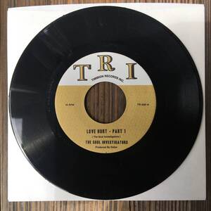 ★試聴！HAMMOND ORGAN FUNK！KILLER！【The Soul Investigators / Love Hurt (Part 1) / (Part 2)】7inch Timmion Records