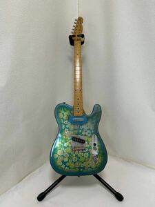 fender japan telecaster bule flower 1987年Aシリアル　フジゲン　フェンダージャパン　テレキャスター ブルーフラワー