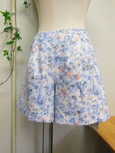 新品☆Debut de Fiore レッセパッセ☆花柄ショートパンツ 36