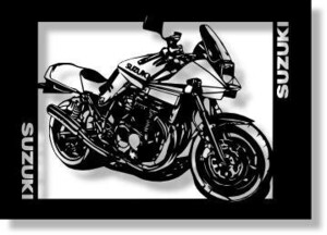 スズキ(SUZUKI) カタナ GSX1100Sの切り絵　(2)【A4サイズ】[B4-004]