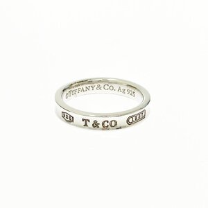 【1円スタート】【箱付き】TIFFANY & Co. ティファニー シルバー ナロー 1837 4.3g 925刻印 指輪 リング 380936