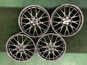 エンケイ　ENKEI　PFM1　18x8J　OFF45　PCD114.3　４本セット　　１本ジャンク