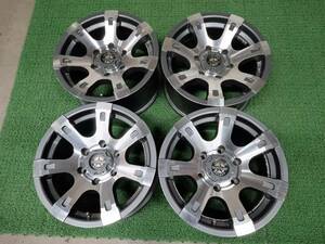 ★希少品★ OUTLAW 16×8J +10 6H-139.7 4本セット ランクル・サーフ・サファリ等