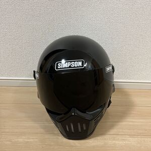 最終値下げ SIMPSON シンプソン ヘルメット フルフェイス M30 SHOEI ショウエイ Arai アライ 59cm 新品クリアシールド付 ハーレー