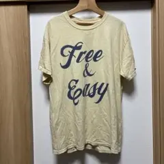 FREE&EASY ロゴTシャツ サーフ　西海岸　アメリカ製　USA 古着