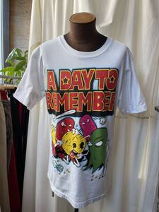 A DAY TO REMEMBER バンドTシャツ　ロックT デイトゥリメンバー　アーティスト　アメリカ古着　USA vintage old 半袖Tシャツ