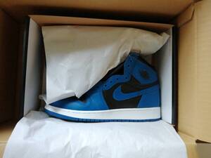 24.5cm US6.5Y Nike GS Air Jordan 1 Retro High OG Dark Marina Blue AJ1 ナイキ エアジョーダン1 ダークマリーナブルー 575441-404 新品