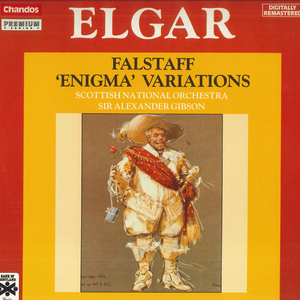 英LP Elgar, Sir Alexander Gibson, Scottish National Orchestra Falstaff / Enigma Variations CBR1029 CHANDOS /00260