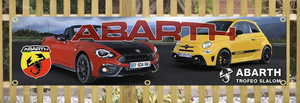 ABARTH フラッグ タペストリー 45x180cm (L1)