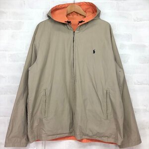 POLO RALPH LAUREN ポロラルフローレン 90’ｓ 90年代 リバーシブル マウンテンパーカー SIZE: M ベージュ／オレンジ MH632023101810