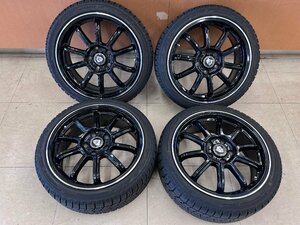 【USED】スイフトスポーツ系　195/60R17　社外ホイール+中古スタットレスタイヤ　エステローザ　VR-10