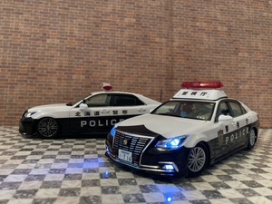 1／24 クラウン ロイヤルサルーン 210 後期 警視庁 警らパトカー仕様 完成品