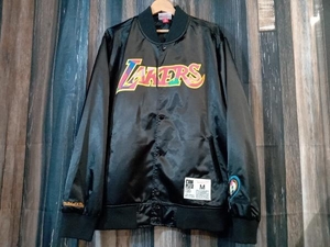 mitchell & ness x TM/KK COMPLEXCON ミッチェルアンドネスxタカシムラカミカイカイキキ LAKERS スタジャン ブラック M 店舗受取可