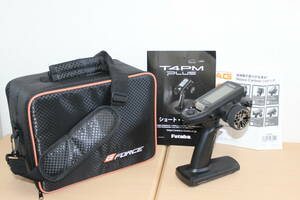 ☆FUTABA フタバ T4PM PLUS 2.4GHz プロポ with GForce TX BAG 4PM専用 ショルダーバッグ 中古美品 1円スタート☆