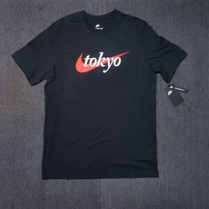 50%OFF　新品　Nike Tokyo　半袖Tシャツ　国内正規品　サイズL ブラック　コットン素材　大人用　正規品