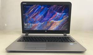 中古ノートパソコン★Windows10★hp Core i3-6100U/@2.30GHz/4GB/HDD 750GB/15インチ以上★